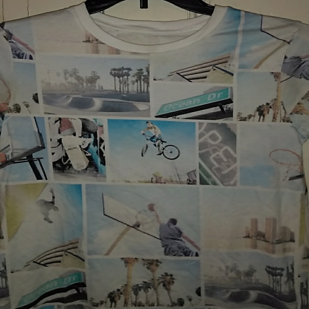 Ocean Drive BMX Bike Skateboard Tee Men's